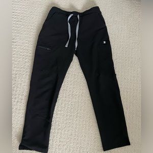 Women’s Yola Skinny Scrub Pants- Black XS/petite